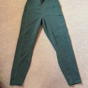Members Mark Rib Green Leggings